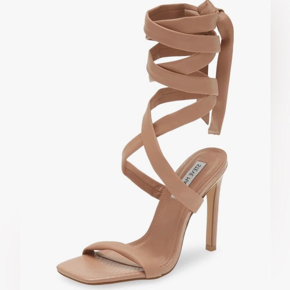 Steve Madden Tan Strappy Heels